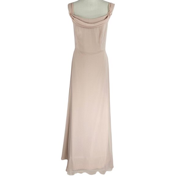 Thread Women's Cameo Off The Shoulder Draped Neck Chiffon Dress Size 10R NWT - Picture 2 of 15